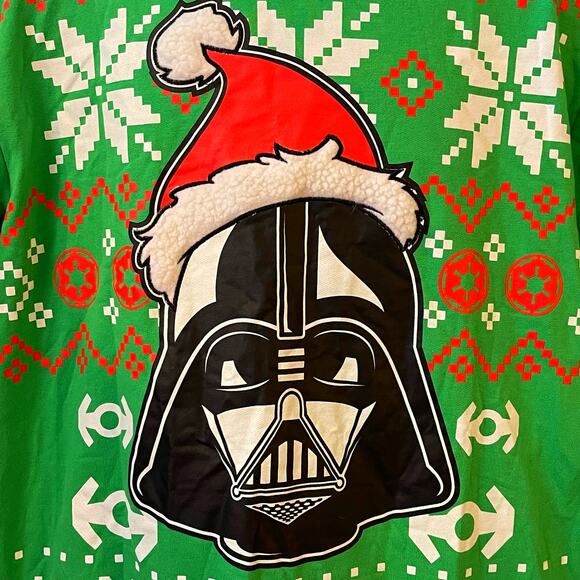 Star Wars Darth Vader MERRY SITHMAS Ugly Christmas Sweatshirt Size XL WORN ONCE - Picture 2 of 6